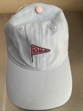 Pickleball Embroidered Light Blue Baseball Cap